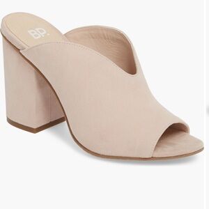 Women’s BP Tonya Open Toe Mule Shoe in Blush